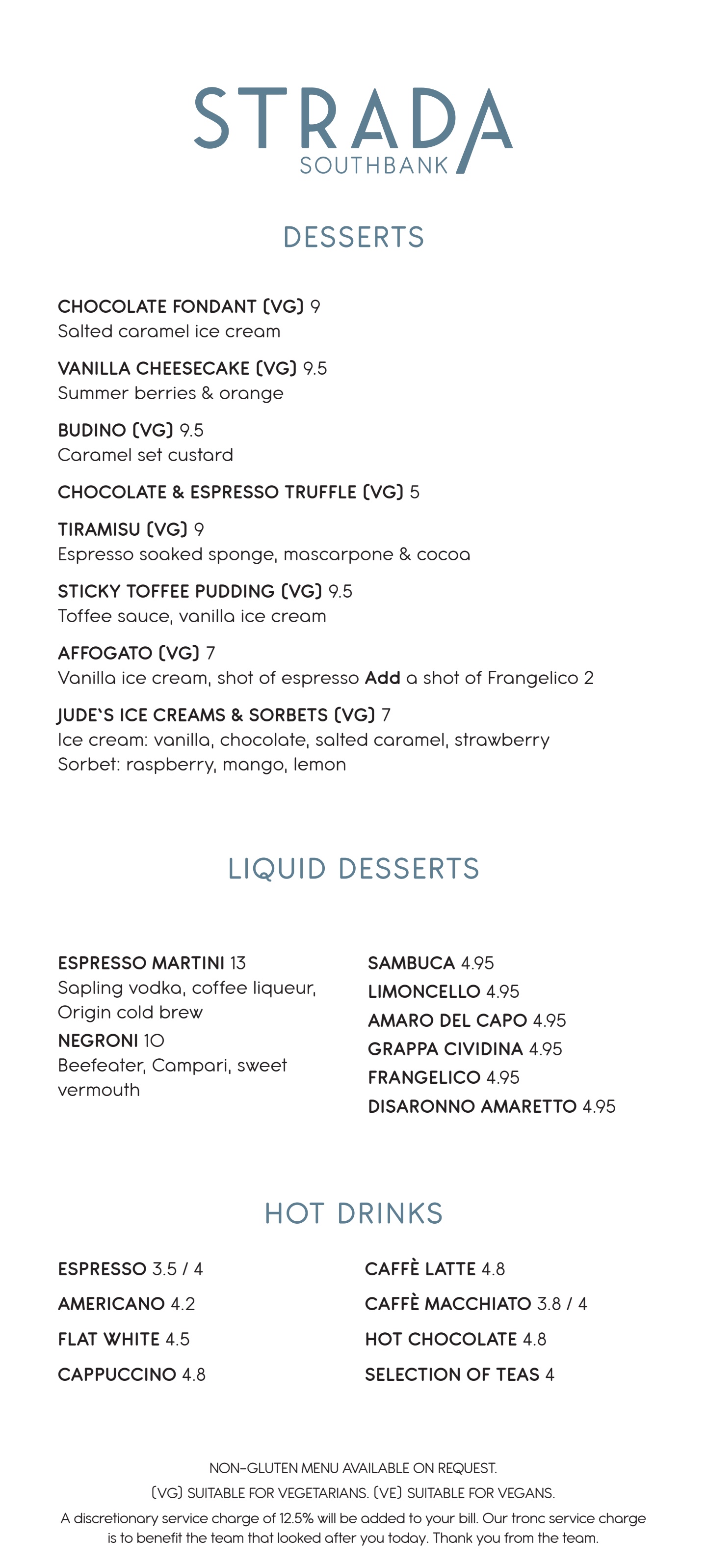 Desserts