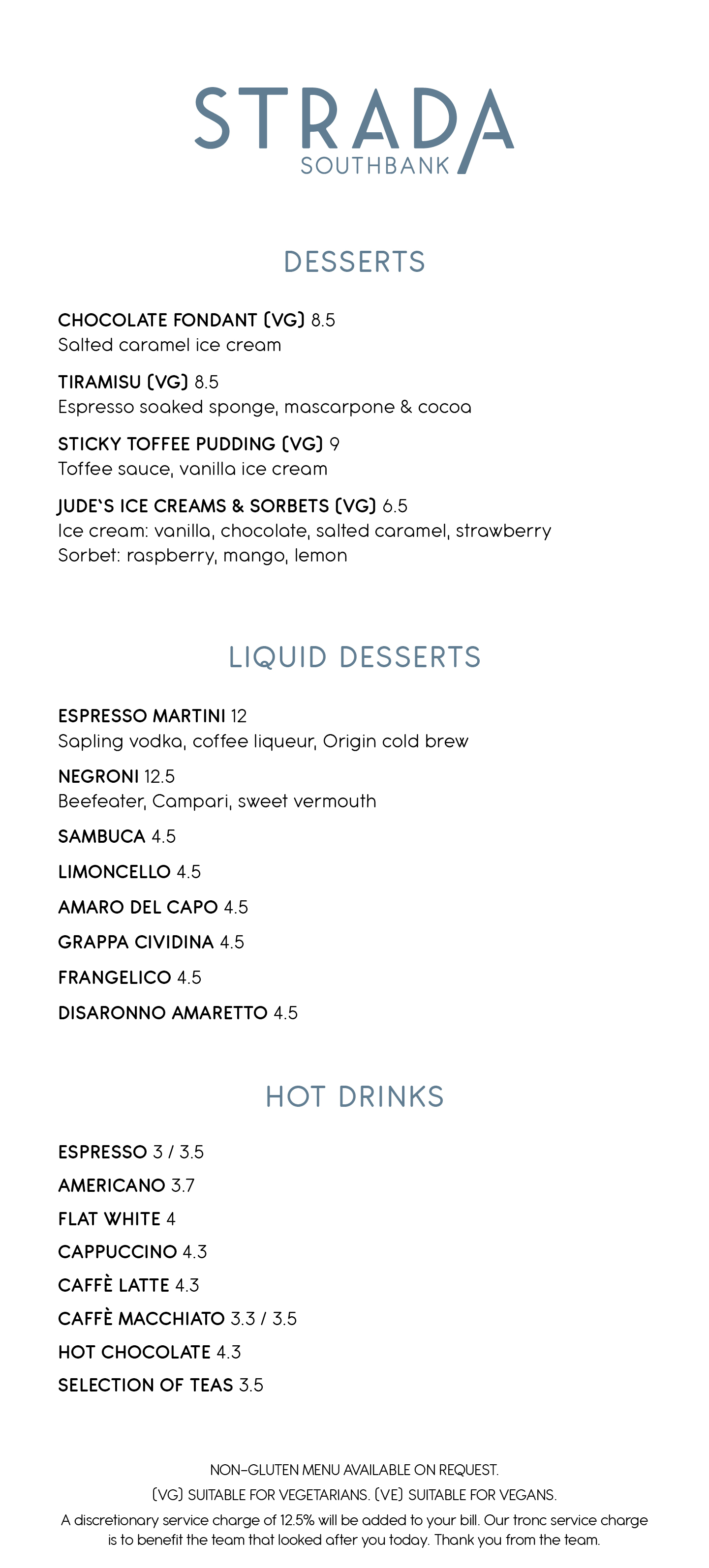 Desserts